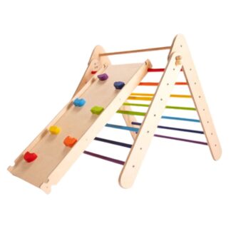 Wooden Rainbow Climber