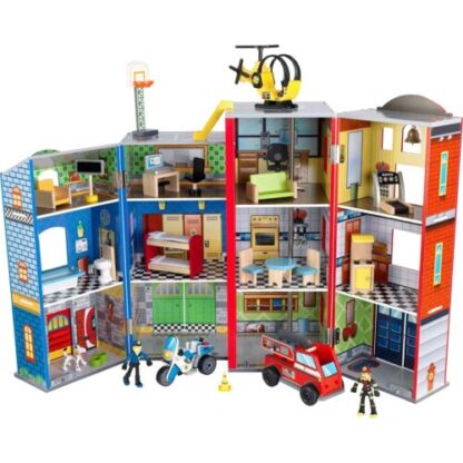 Heroes Wooden Playset
