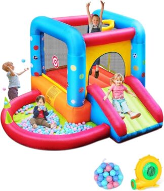 Inflatable Bounce House – Jump, Slide & Play Fun for Kids