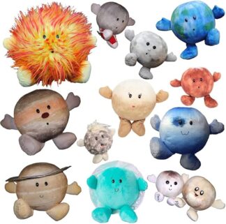Space Explorer Plush Planet Set (12 pcs) – Educational & Fun